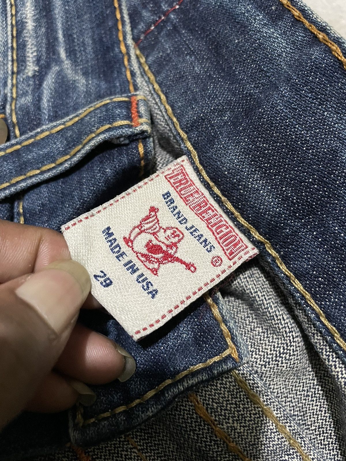 True Religion Vintage True Religion flared Jeans Rainbow Joey Pants Size US 29 - 14 Thumbnail