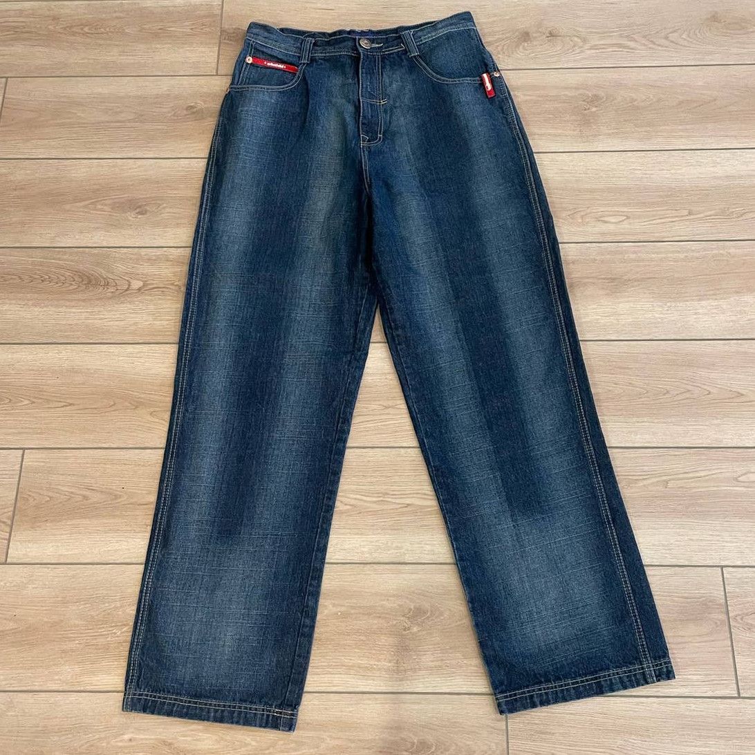Jeans Vintage JNCO Barbwire - Taille 32/30 - Style Baggy Y2K - Occasion Très Bon état - Avec Extension De Taille Offerte