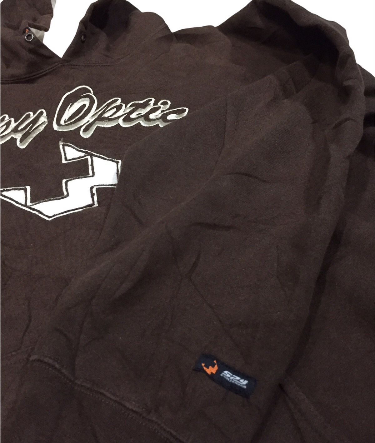 Japanese Brand × SPY Optic × Seditionaries Vintage spyoptic streewear hoodie embroided spell out logo Size US L / EU 52-54 / 3 - 4 Thumbnail