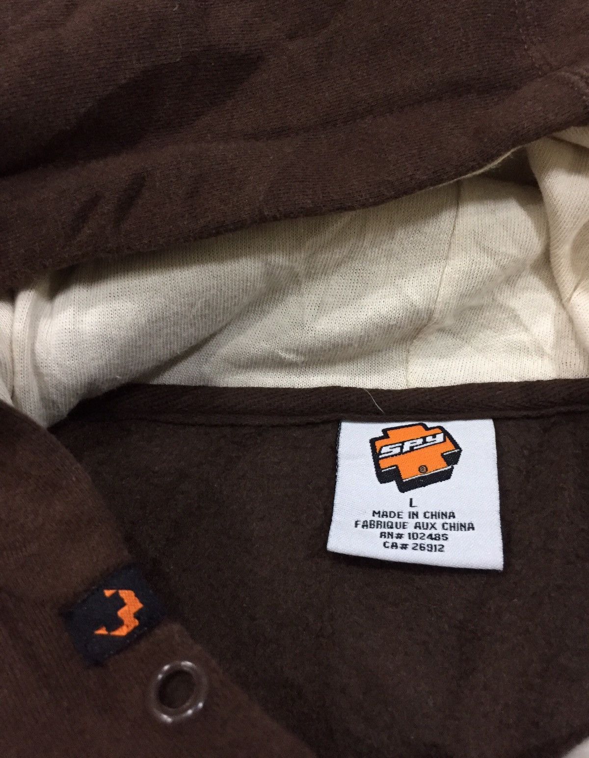 Japanese Brand × SPY Optic × Seditionaries Vintage spyoptic streewear hoodie embroided spell out logo Size US L / EU 52-54 / 3 - 7 Thumbnail