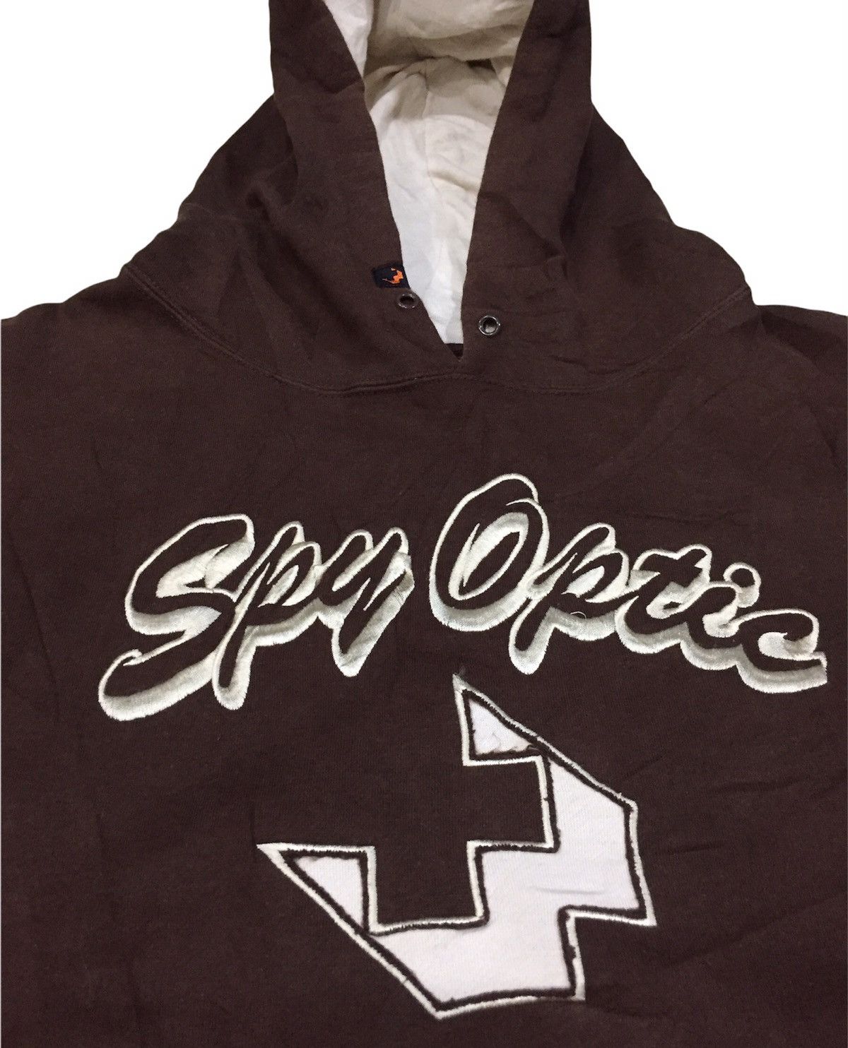 Japanese Brand × SPY Optic × Seditionaries Vintage spyoptic streewear hoodie embroided spell out logo Size US L / EU 52-54 / 3 - 3 Thumbnail