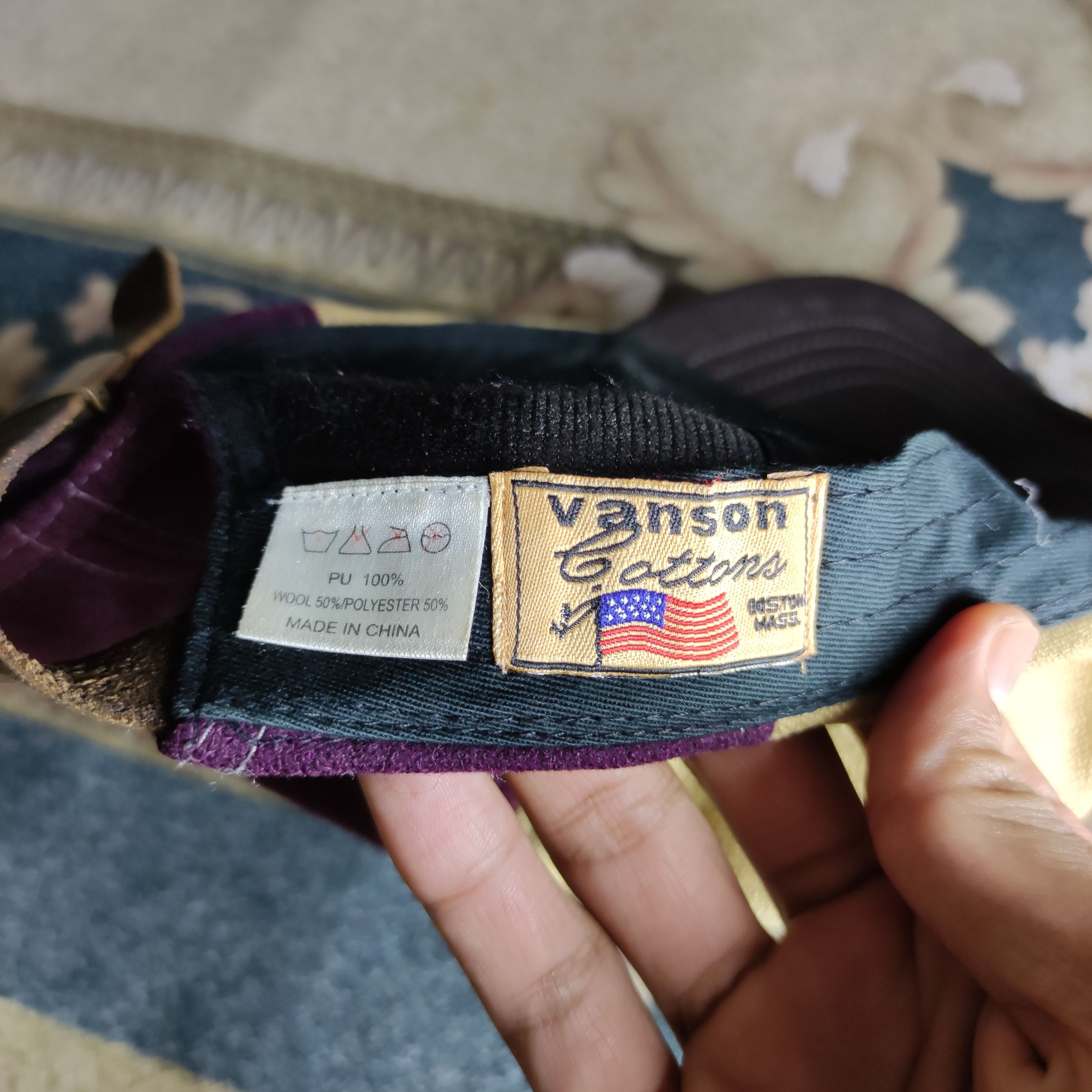 Vanson Leathers Rare Vanson Leather Embroidery Wax Cap Size ONE SIZE - 9 Thumbnail