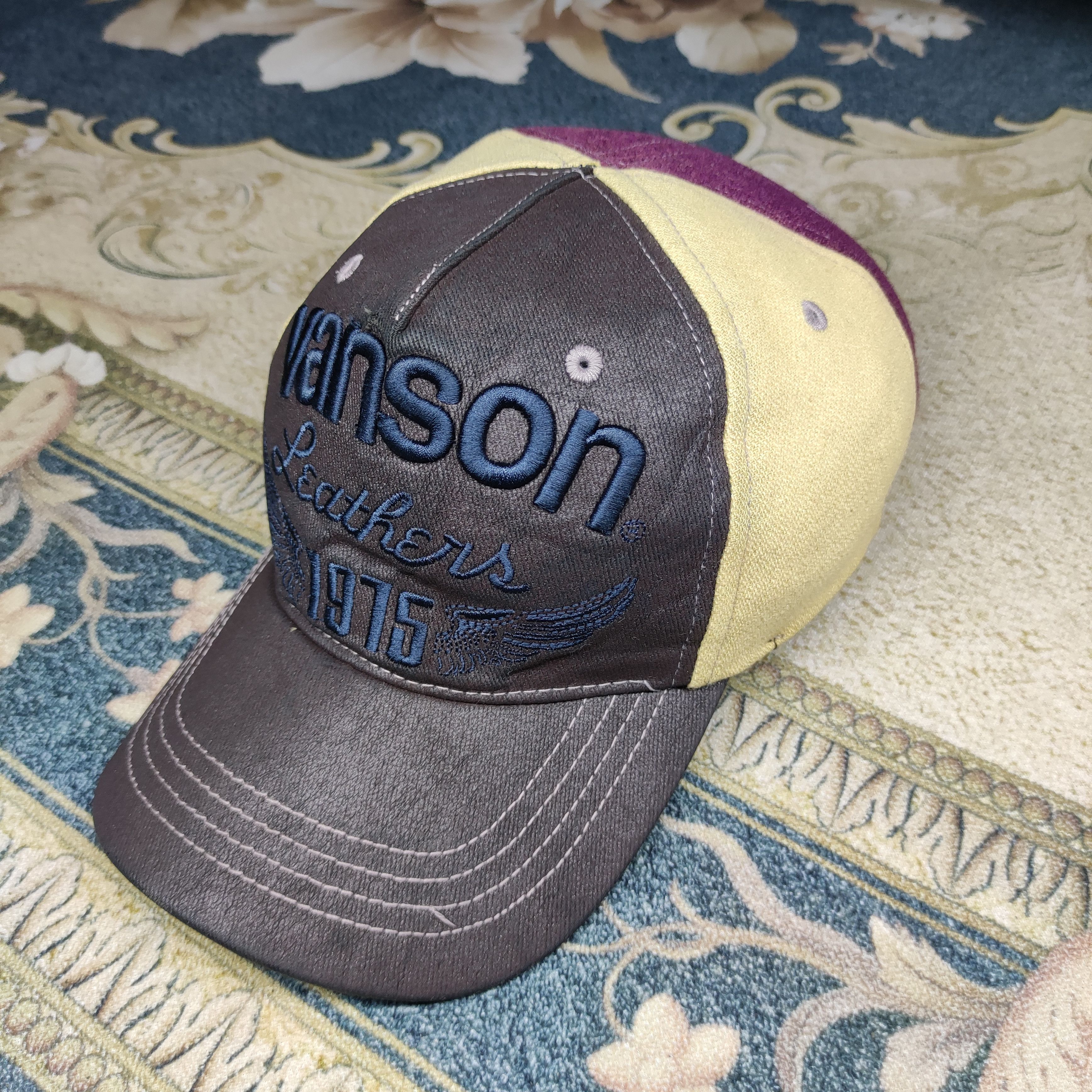 Vanson Leathers Rare Vanson Leather Embroidery Wax Cap Size ONE SIZE - 2 Thumbnail
