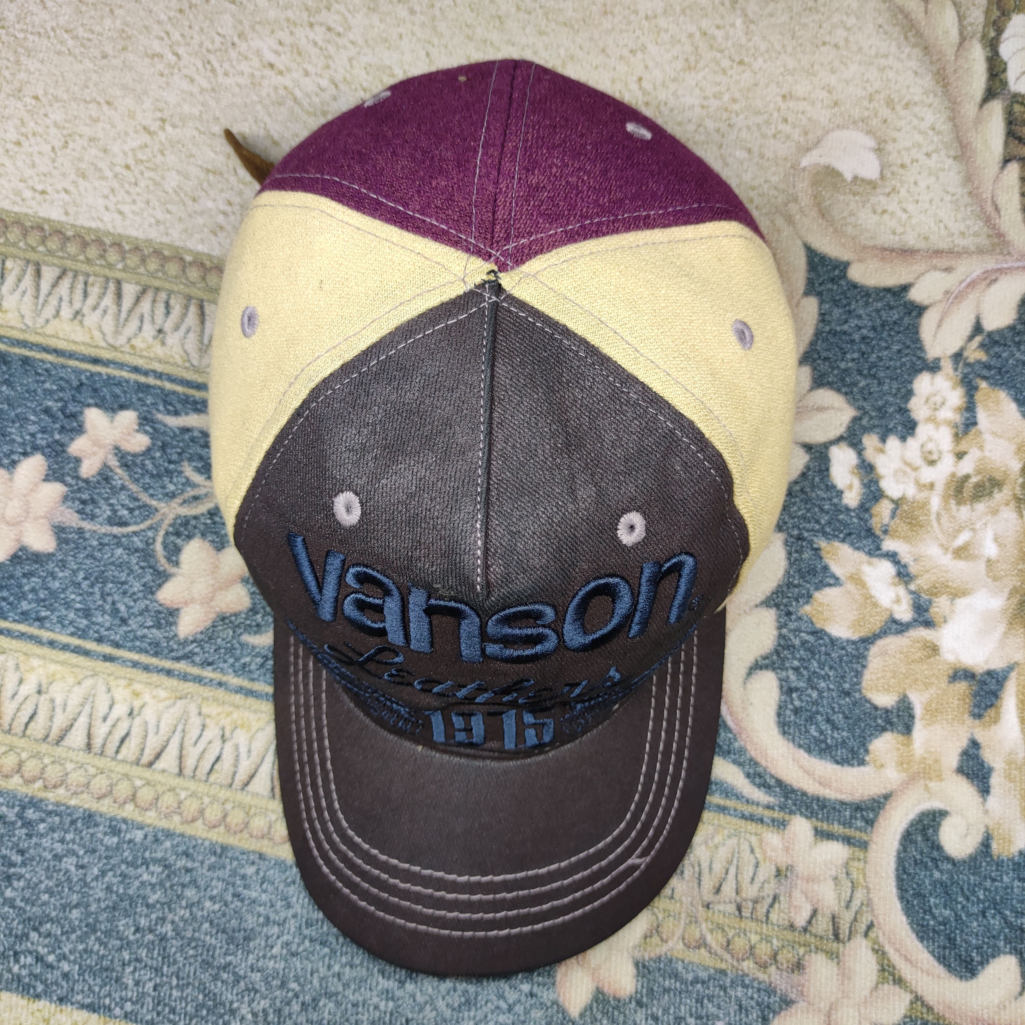 Vanson Leathers Rare Vanson Leather Embroidery Wax Cap Size ONE SIZE - 4 Thumbnail