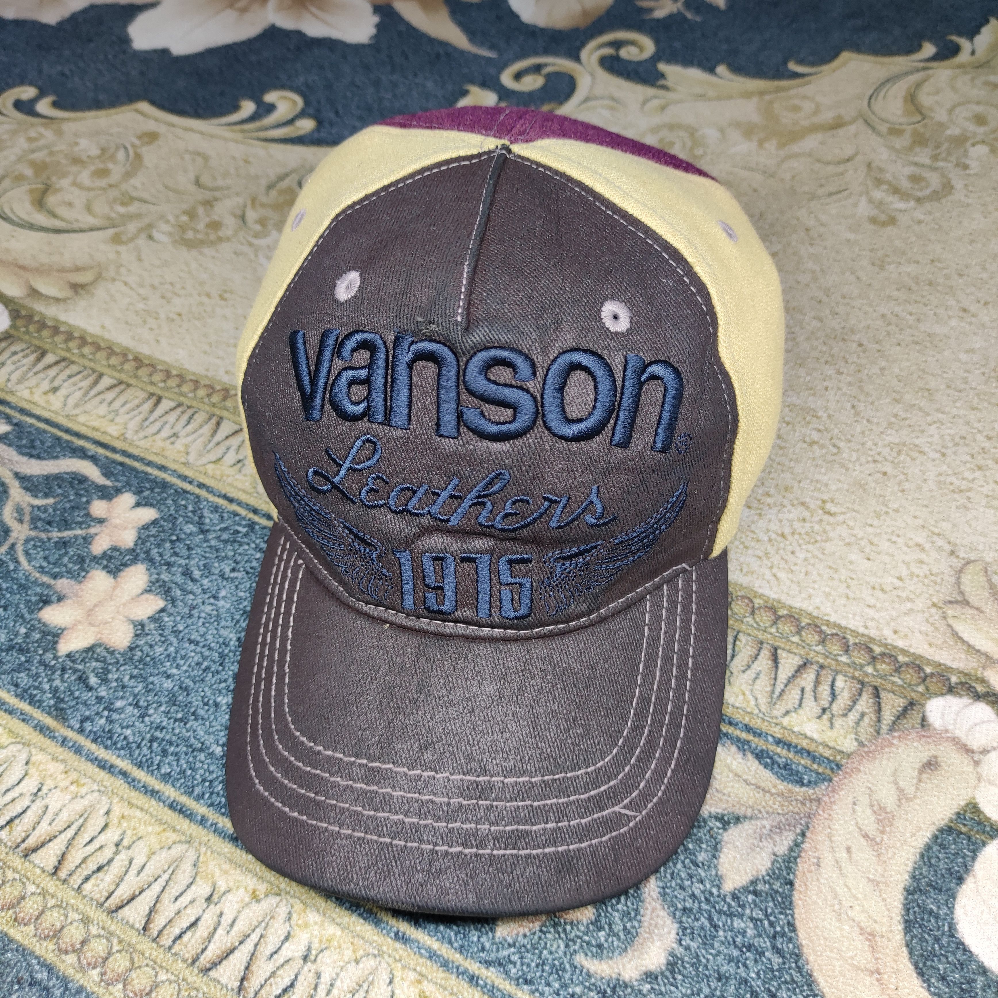 Vanson Leathers Rare Vanson Leather Embroidery Wax Cap Size ONE SIZE - 1 Thumbnail