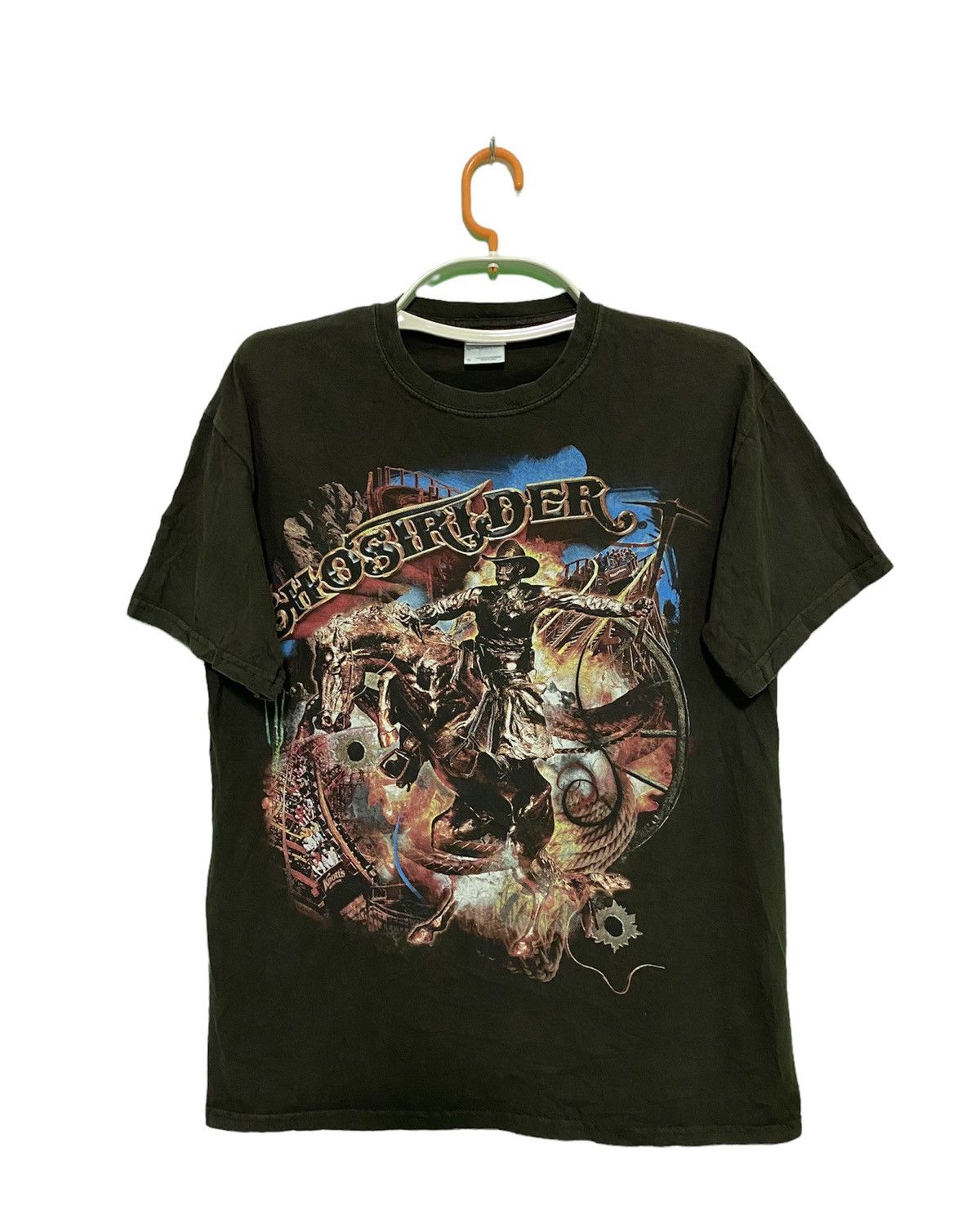 Vintage Vintage Movie Ghost Rider Marvel Hero Tee Shirt Size US M / EU 48-50 / 2 - 1 Thumbnail