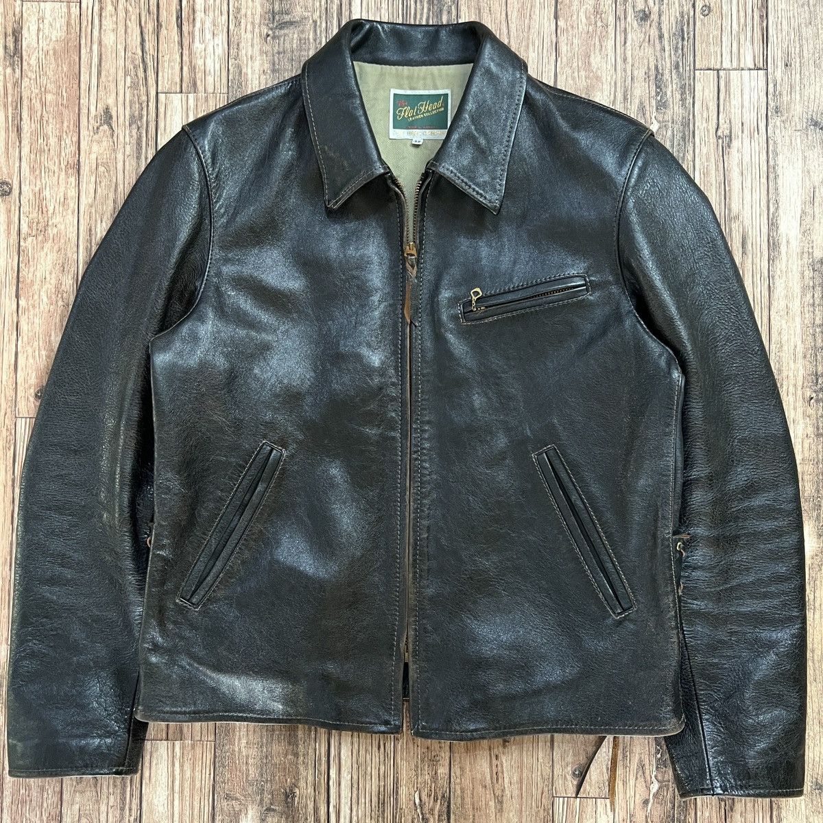 The Flat Head The Flat Head Shinki Horsehide Leather Jacket SRJ01