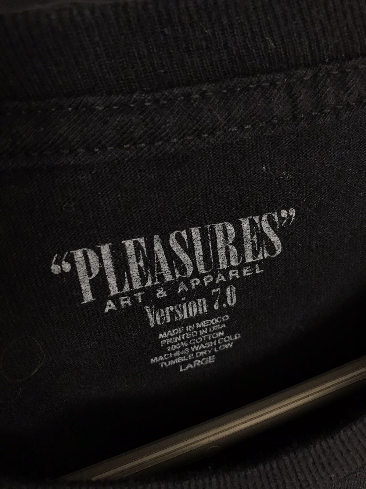Hypebeast × Pleasures Pleasures x Hypebeast L Collab HBX Death Tee LTD Size US L / EU 52-54 / 3 - 4 Thumbnail