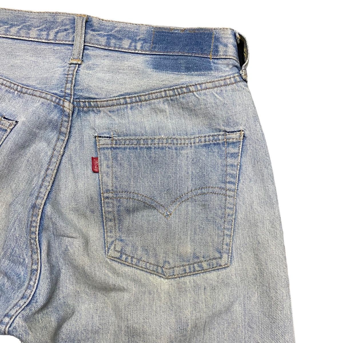 Levi's Vintage 80s Levis 501 Redline Jeans Release Hem Button 6 Size US 30 / EU 46 - 10 Thumbnail
