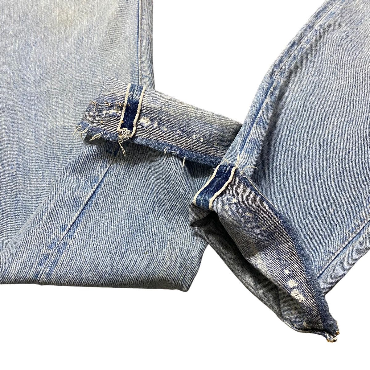 Levi's Vintage 80s Levis 501 Redline Jeans Release Hem Button 6 Size US 30 / EU 46 - 15 Thumbnail