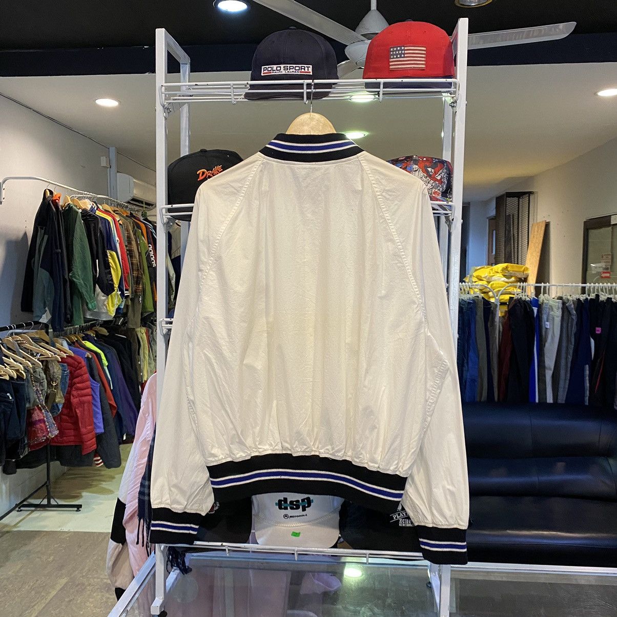 VINTAGE RARE‼️Polo By Ralph Lauren Crown Logo Varsity Light