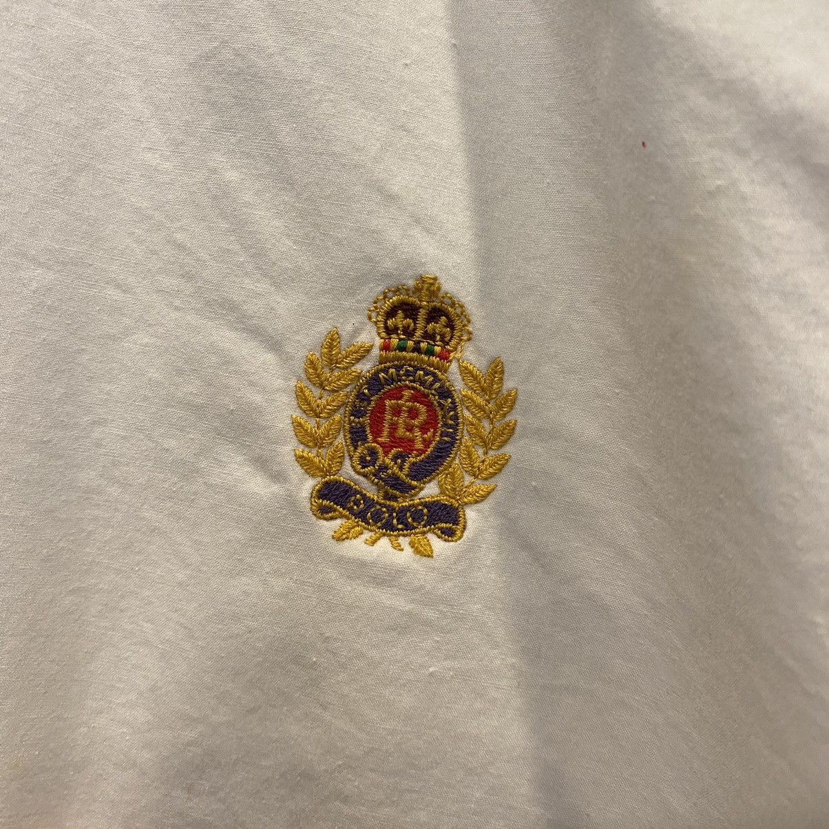 VINTAGE RARE‼️Polo By Ralph Lauren Crown Logo Varsity Light
