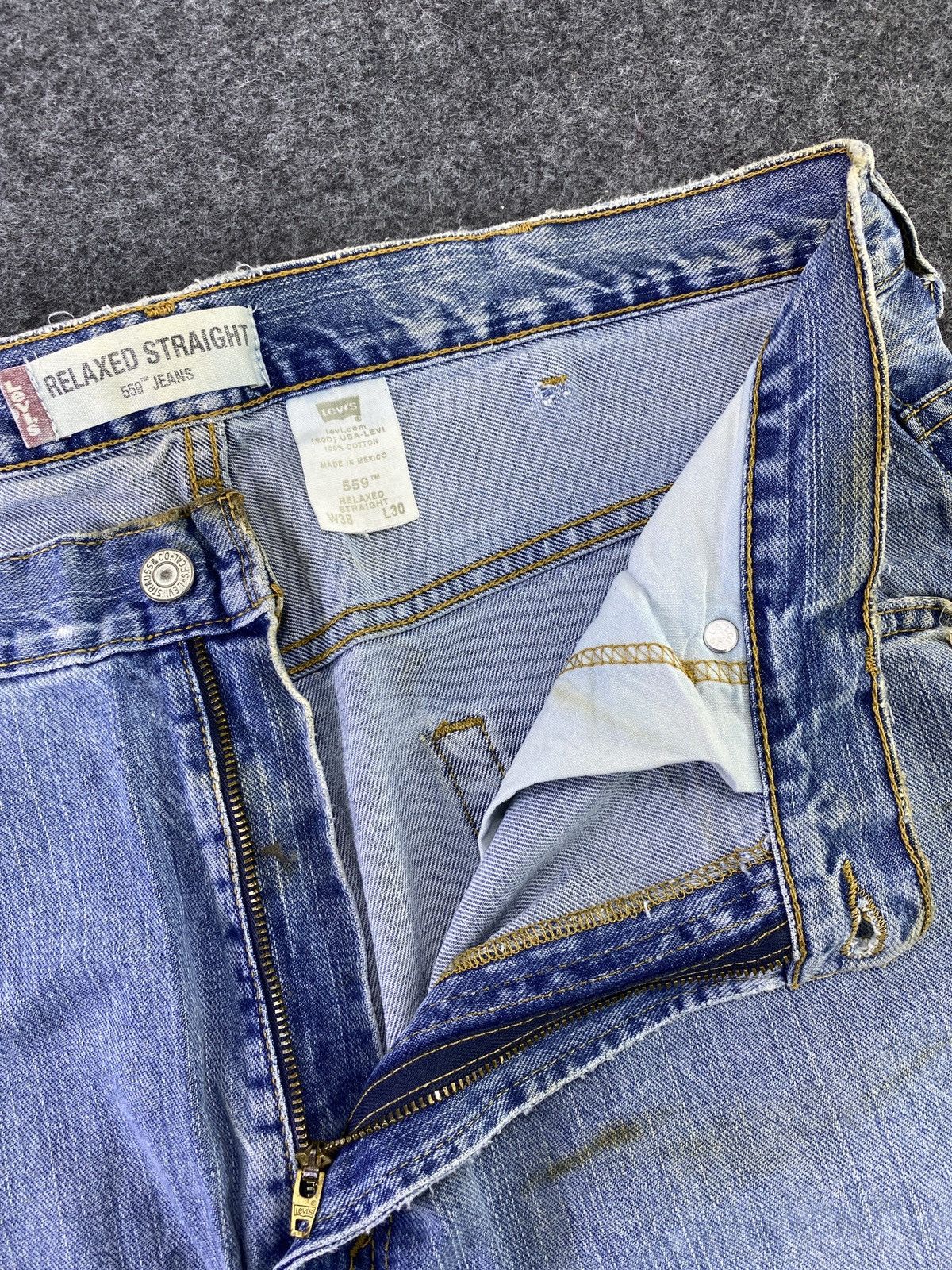 Levi's Vintage Levi's 559 Blue Jeans - J573 Size US 38 / EU 54 - 3 Thumbnail
