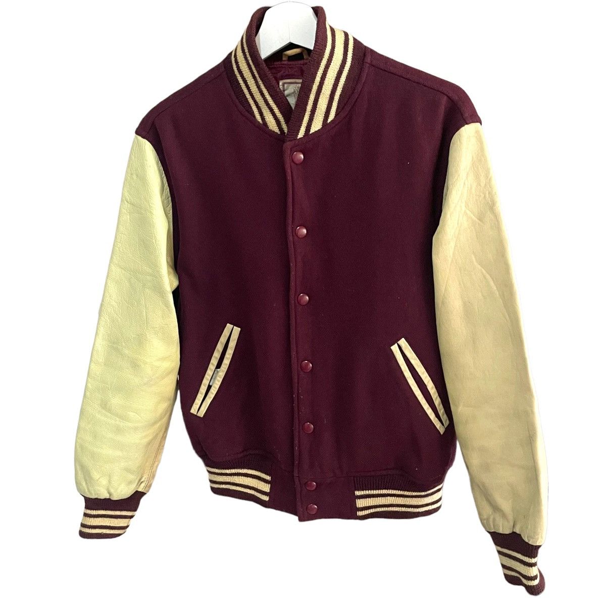 Japanese Brand 💥 90s POLE POSITION VARSITY JACKET Size US M / EU 48-50 / 2 - 2 Thumbnail