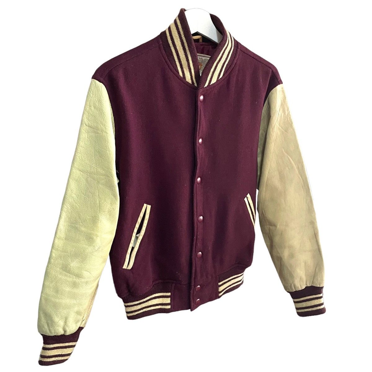 Japanese Brand 💥 90s POLE POSITION VARSITY JACKET Size US M / EU 48-50 / 2 - 3 Thumbnail