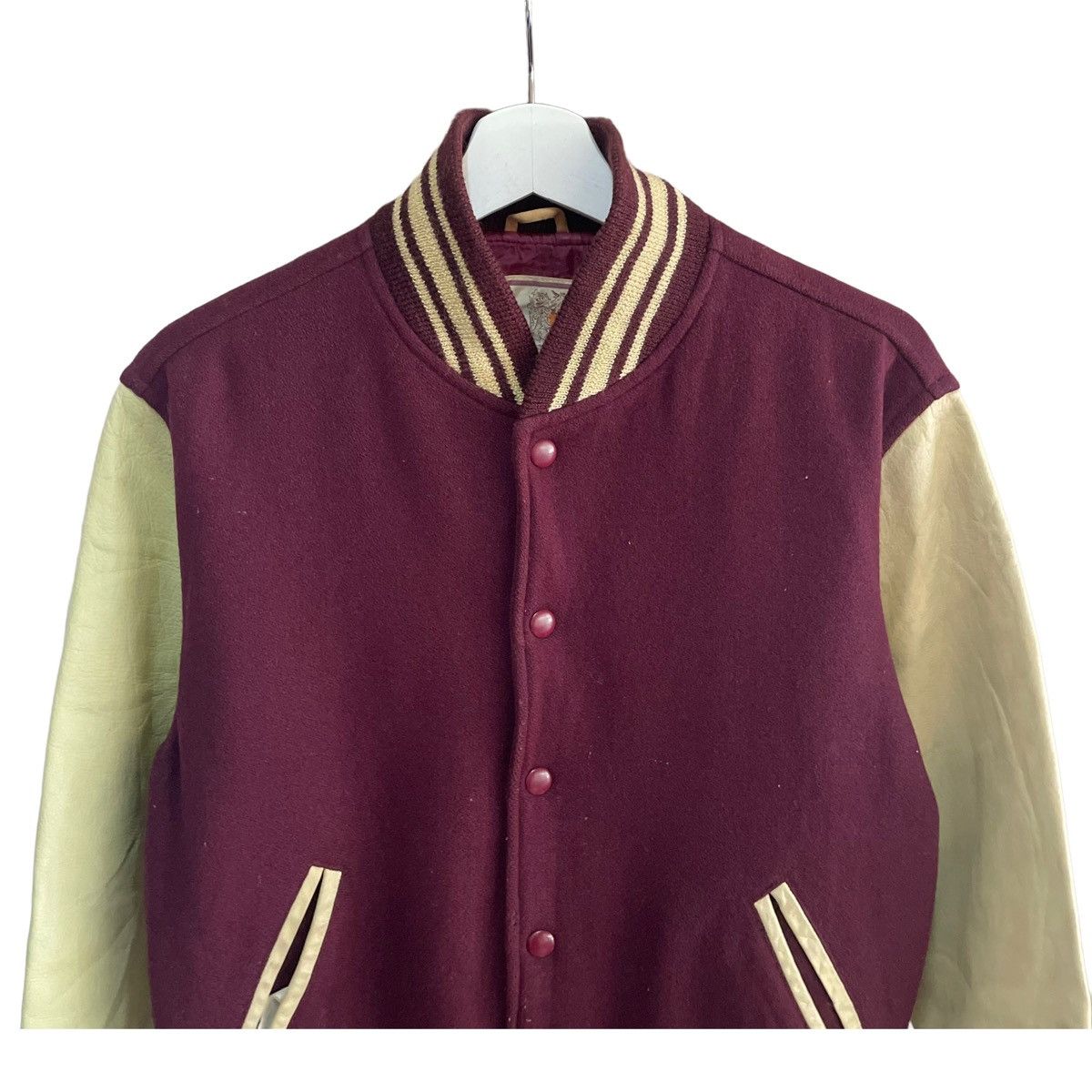 Japanese Brand 💥 90s POLE POSITION VARSITY JACKET Size US M / EU 48-50 / 2 - 4 Thumbnail