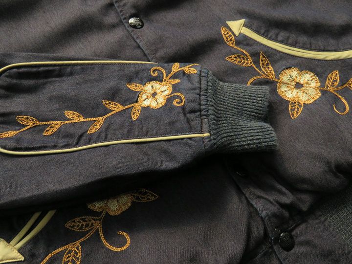 RRL Ralph Lauren RRL WESTERN TOUR EMBROIDERED REVERSIBLE BOMBER JACKET LARGE Size US M / EU 48-50 / 2 - 9 Thumbnail