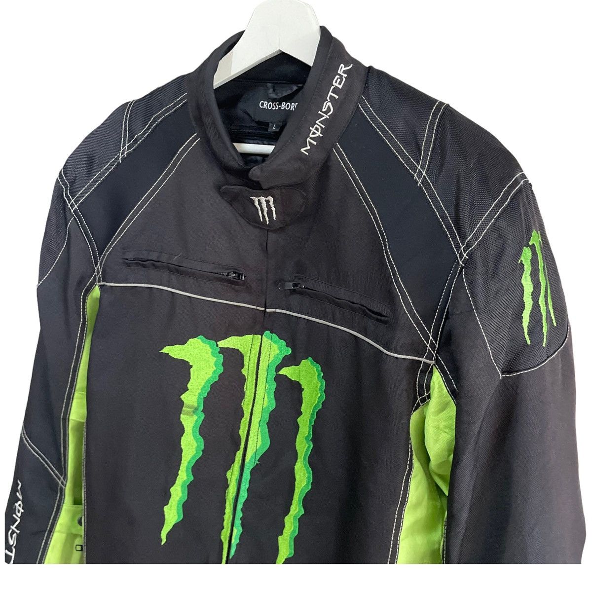 Hein Gericke × Kadoya 💥MONSTER ENERGY CROSS BORDER RACING BIKER JACKET Size US L / EU 52-54 / 3 - 2 Thumbnail