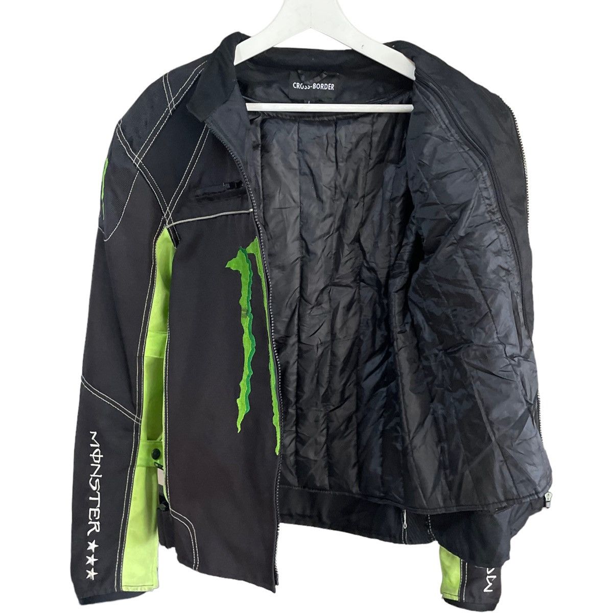 Hein Gericke × Kadoya 💥MONSTER ENERGY CROSS BORDER RACING BIKER JACKET Size US L / EU 52-54 / 3 - 4 Thumbnail