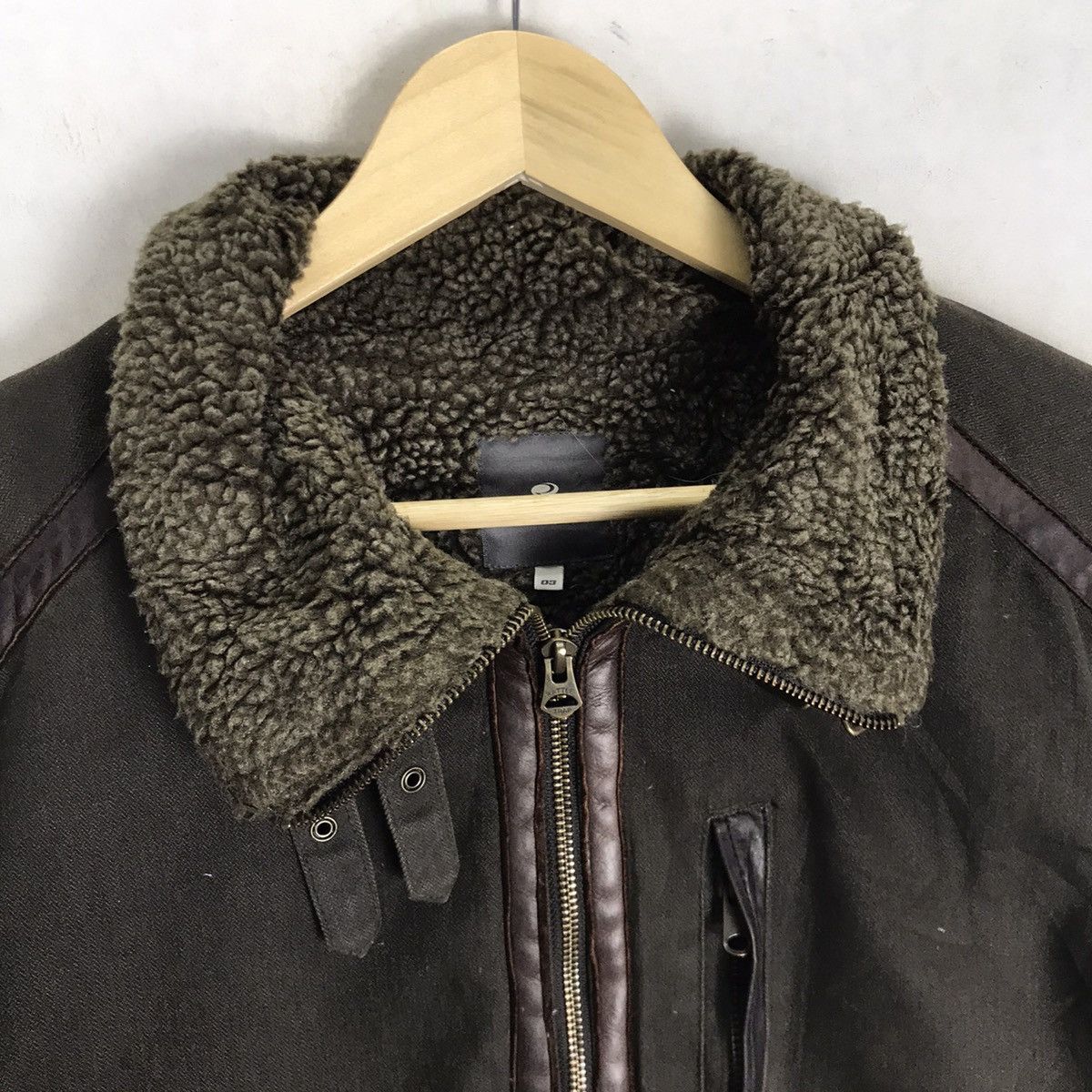 Japanese Brand × Leather Rattle Trap Moleskin Leather Trim Sherpa Heavy Jacket Size US S / EU 44-46 / 1 - 9 Thumbnail