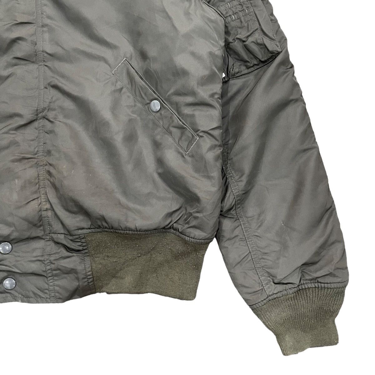 Alpha Industries Last Drop Vtg Alpha Industries Faux Fur Hoodie Bomber Jacket Size US L / EU 52-54 / 3 - 6 Thumbnail