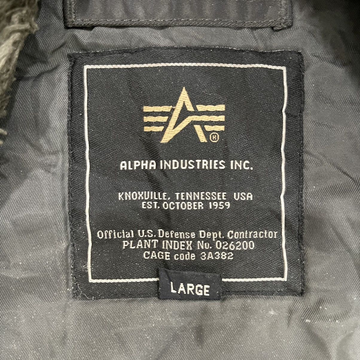 Alpha Industries Last Drop Vtg Alpha Industries Faux Fur Hoodie Bomber Jacket Size US L / EU 52-54 / 3 - 14 Thumbnail