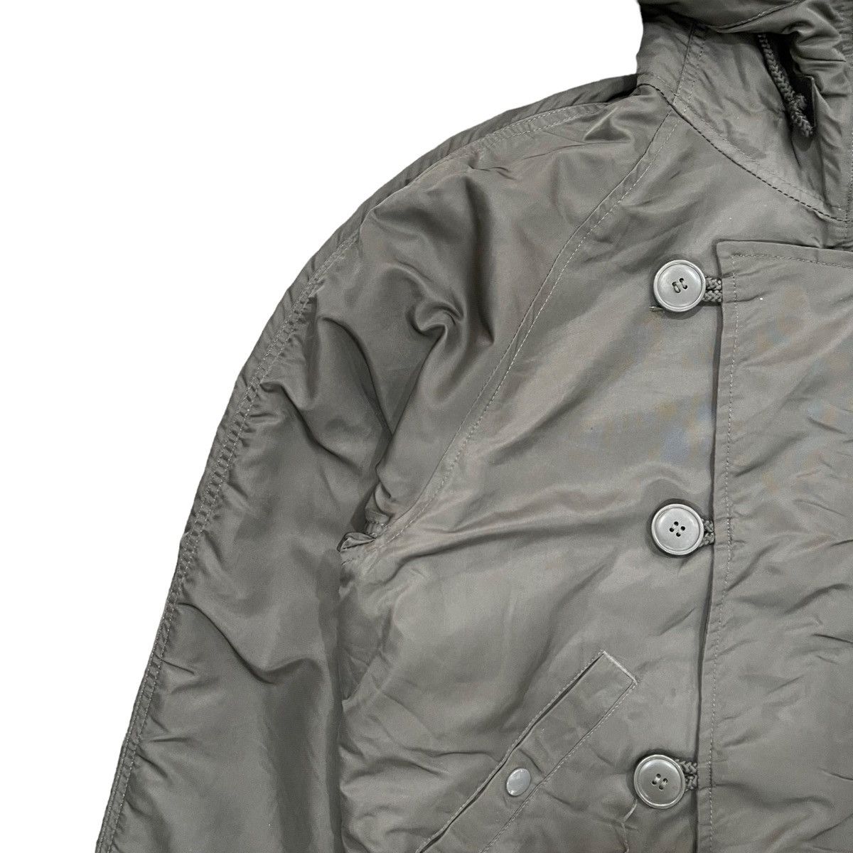 Alpha Industries Last Drop Vtg Alpha Industries Faux Fur Hoodie Bomber Jacket Size US L / EU 52-54 / 3 - 5 Thumbnail
