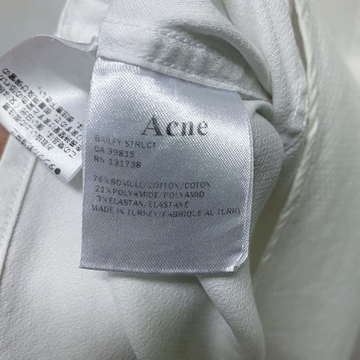 Acne Studios Vintage Acne Bailey Struct Shirt Size US M / EU 48-50 / 2 - 6 Thumbnail