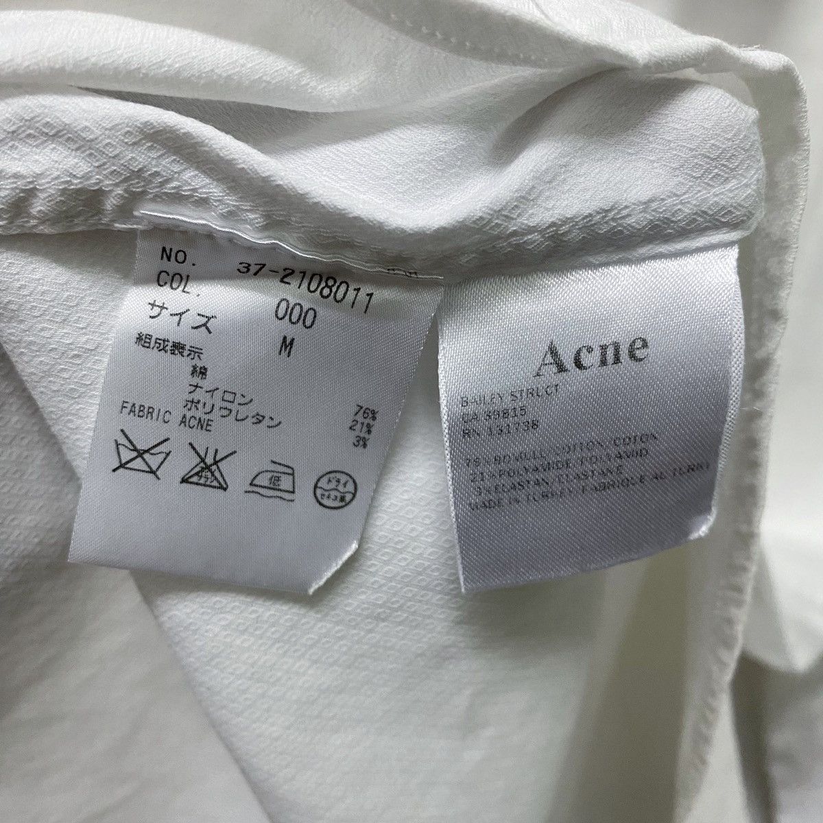 Acne Studios Vintage Acne Bailey Struct Shirt Size US M / EU 48-50 / 2 - 5 Thumbnail