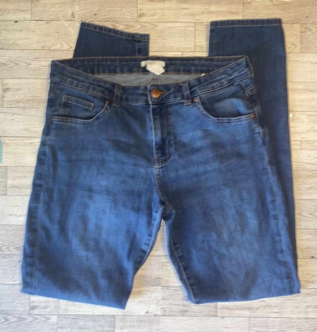 H&M H&M, Denim, Dark Wash, Midrise Skinny Jeans Size 32" / US 10 / IT 46 - 3 Thumbnail
