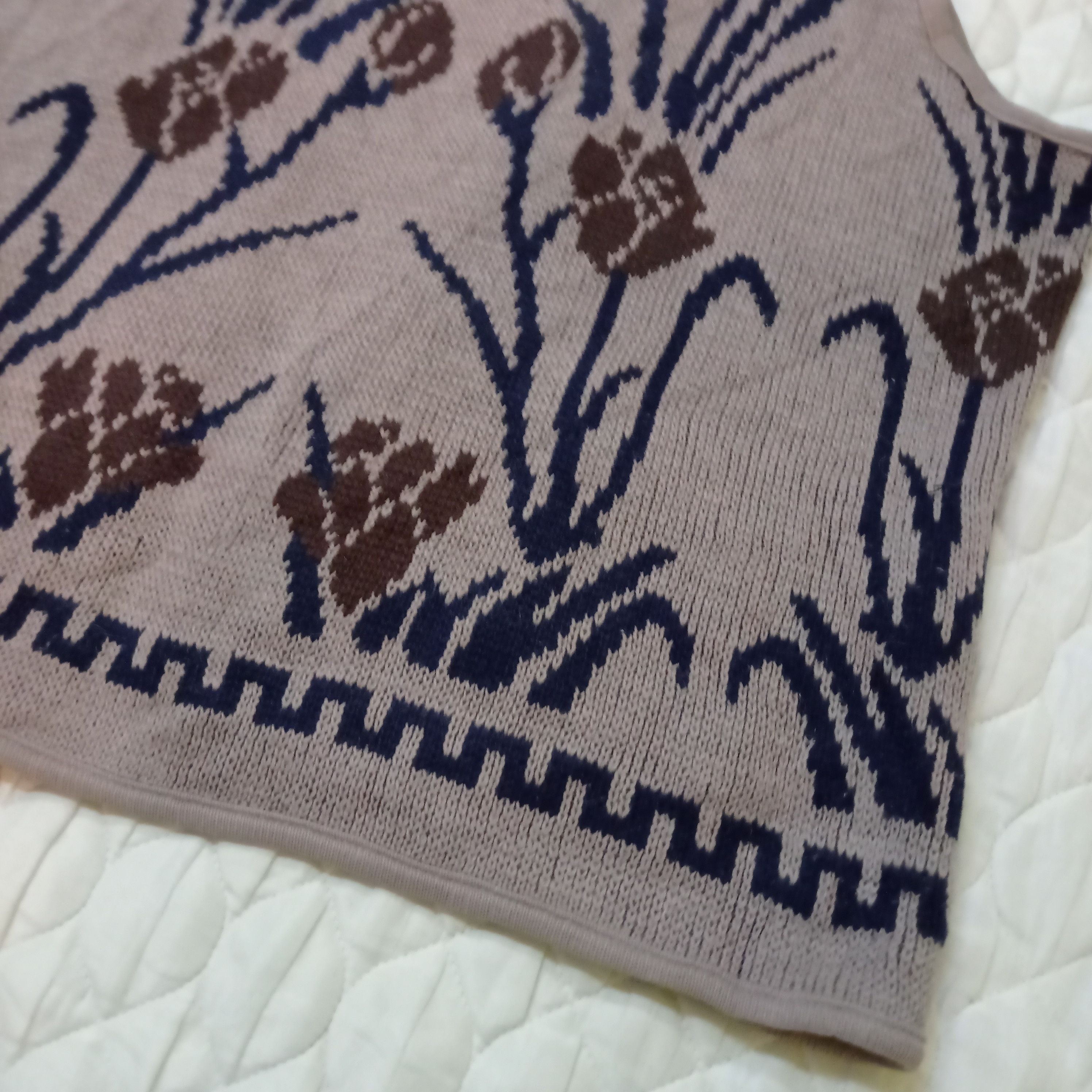 Aran Isles Knitwear × Other UNKNOWN BRAND CUSTOM MADE VEST KNIT RARE DESIGN Size US M / EU 48-50 / 2 - 8 Thumbnail
