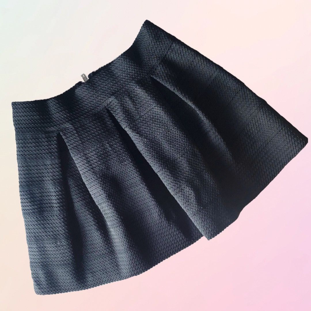 Other Hot Gal, Simple, Black, Embroidered, Tiered Circle Skirt Size 30" / US 8 / IT 44 - 13 Thumbnail
