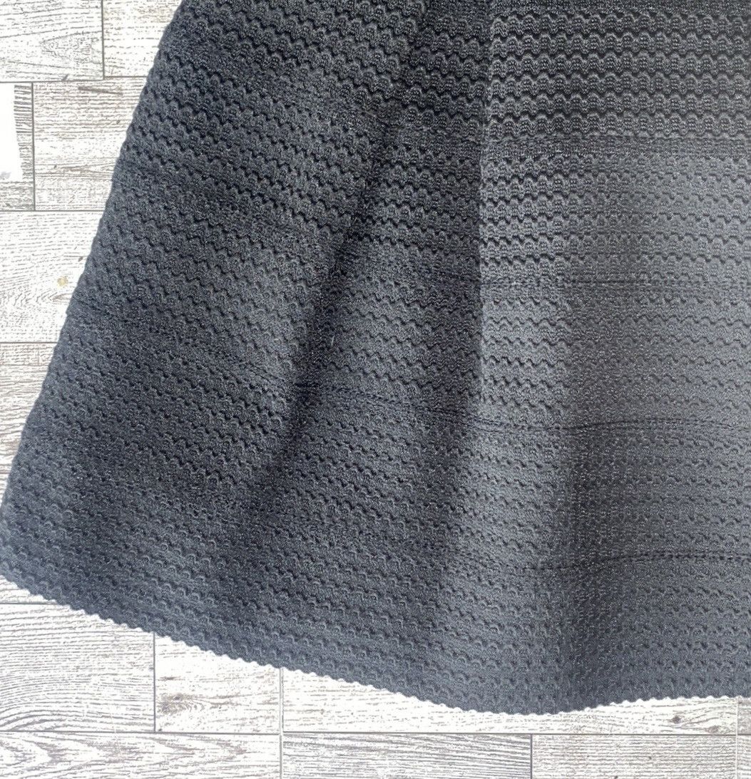 Other Hot Gal, Simple, Black, Embroidered, Tiered Circle Skirt Size 30" / US 8 / IT 44 - 7 Thumbnail