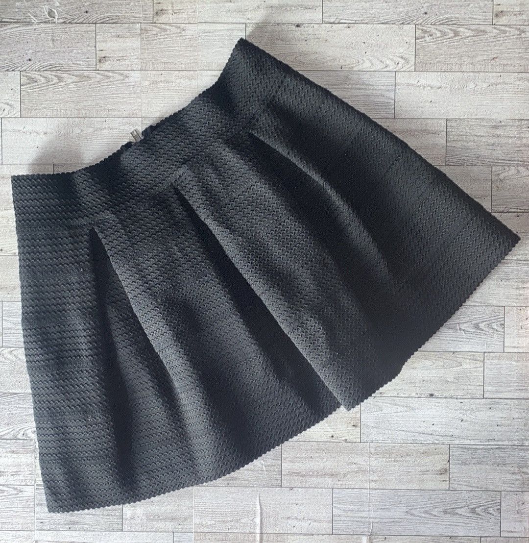 Other Hot Gal, Simple, Black, Embroidered, Tiered Circle Skirt Size 30" / US 8 / IT 44 - 4 Thumbnail