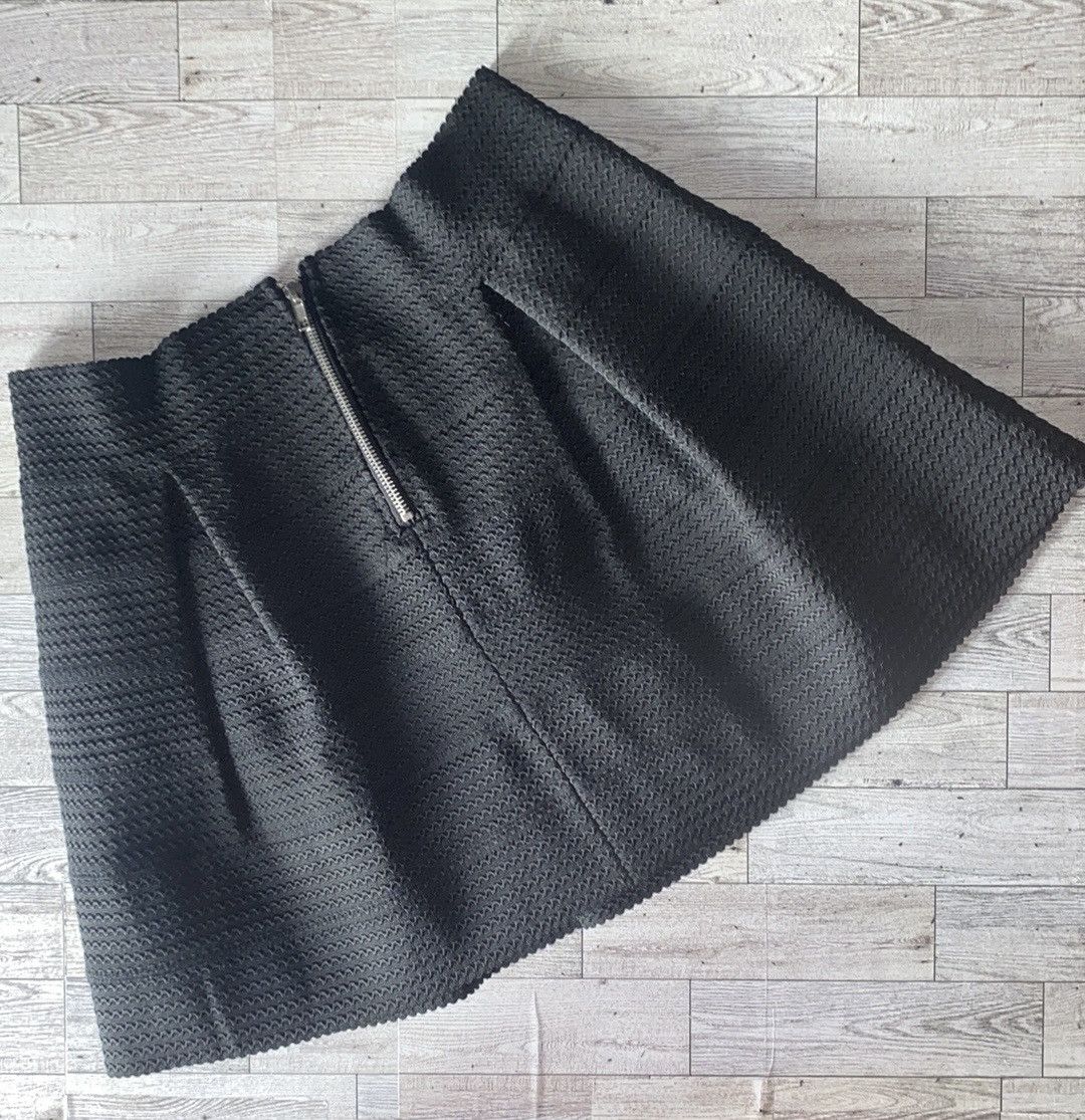 Other Hot Gal, Simple, Black, Embroidered, Tiered Circle Skirt Size 30" / US 8 / IT 44 - 5 Thumbnail