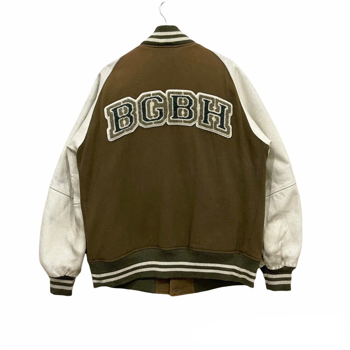 Japanese Brand Vintage Bootlegbooth Wool Leather Varsity Jacket Size US XL / EU 56 / 4 - 7 Thumbnail