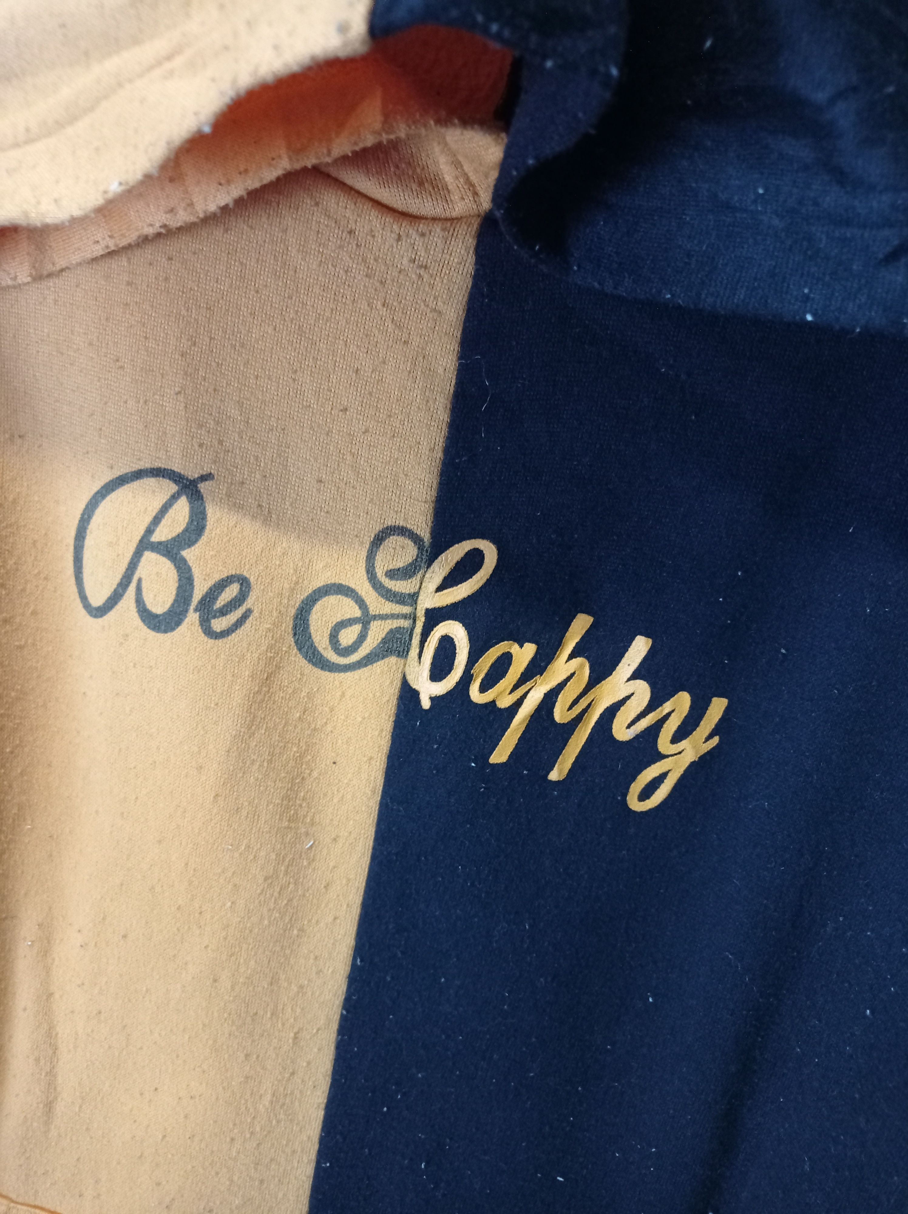 Japanese Brand × Vintage RETRO Hoodie Japan Vintage 🔥 be happy Sweatshirt Size US L / EU 52-54 / 3 - 4 Thumbnail