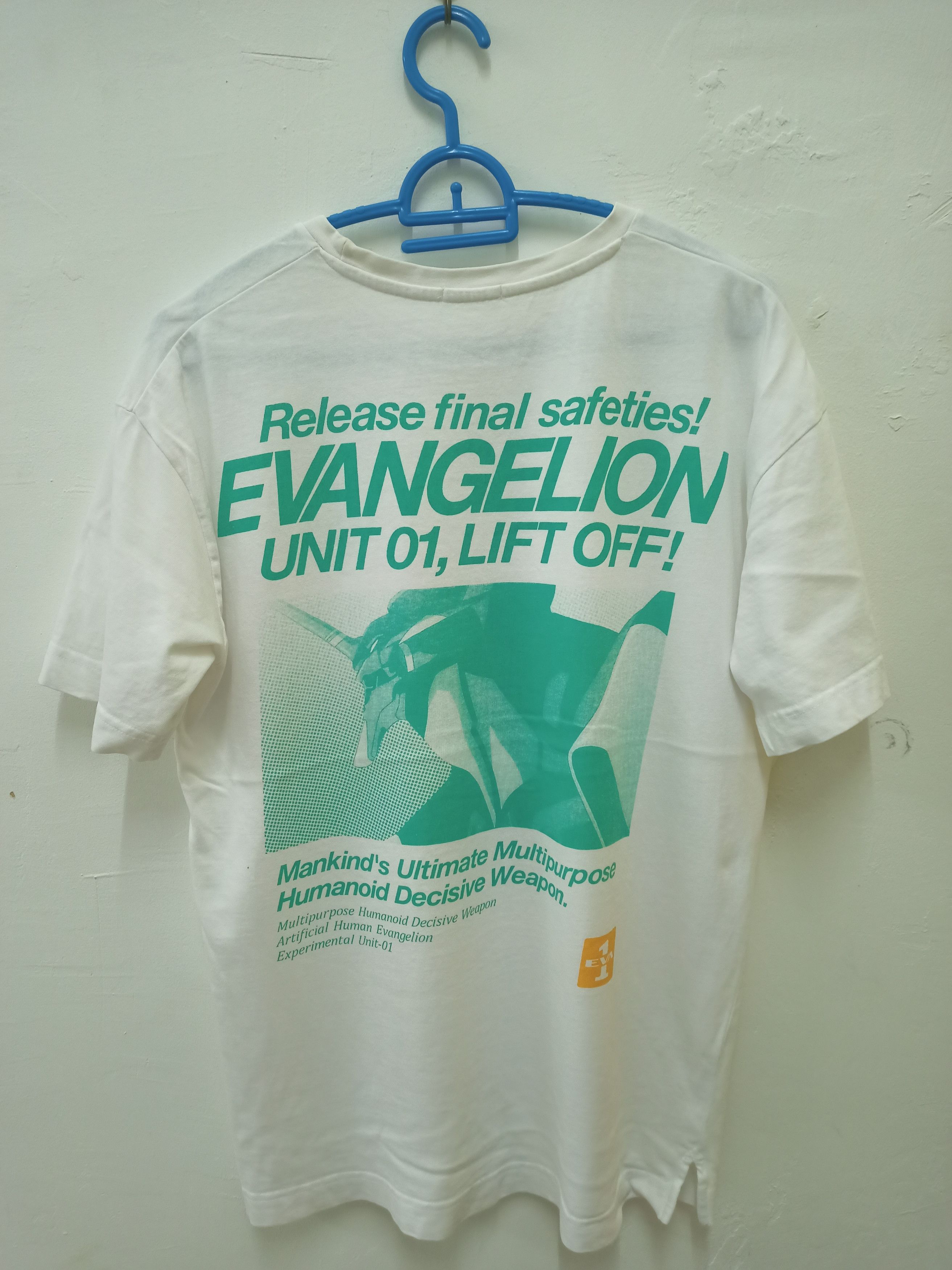 Anime × Cartoon Network × Japanese Brand NEON GENESIS EVANGELION JAPAN ANIME GUNDAM GU SHIRT Size US S / EU 44-46 / 1 - 3 Thumbnail