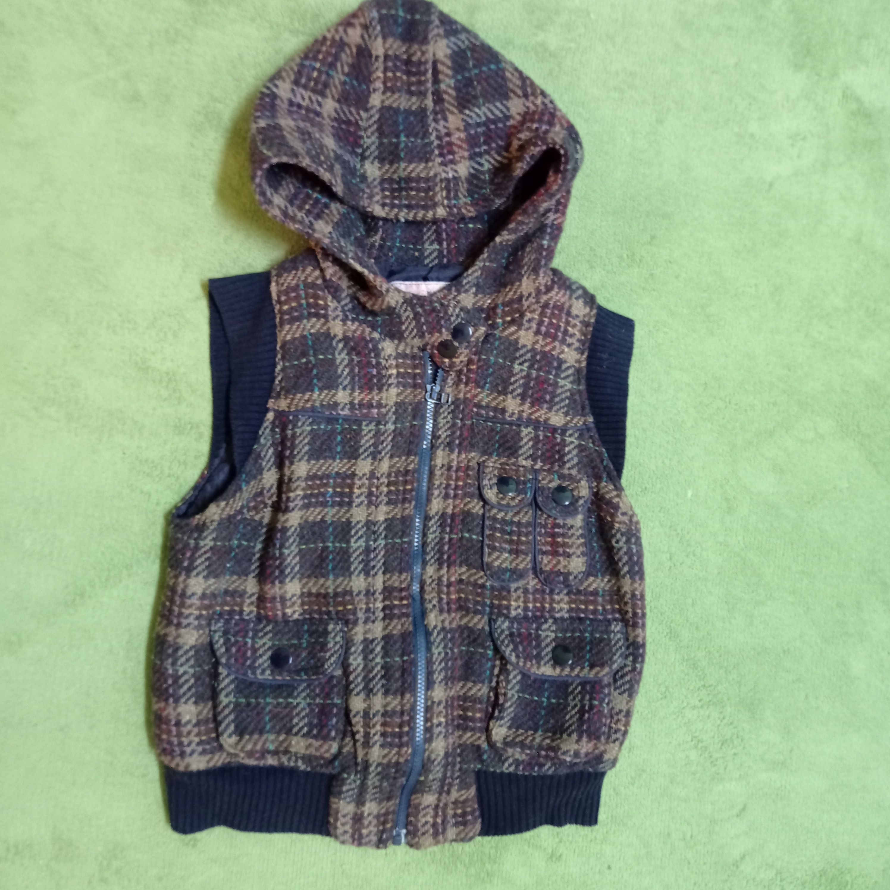 Japanese Brand × Vintage Retro Vintage Hoodie sleeveless Zipper up Size US M / EU 48-50 / 2 - 11 Thumbnail