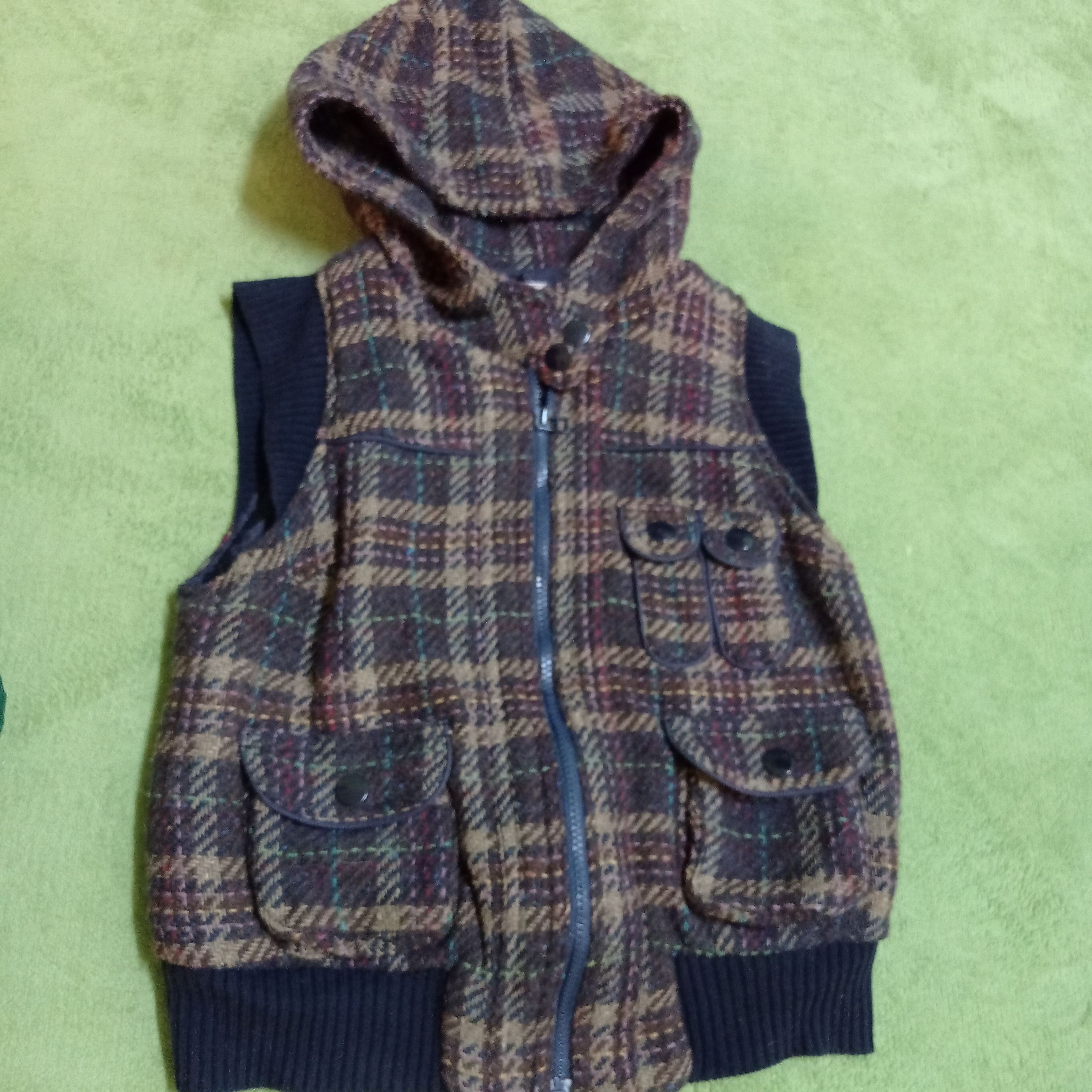 Japanese Brand × Vintage Retro Vintage Hoodie sleeveless Zipper up Size US M / EU 48-50 / 2 - 2 Thumbnail
