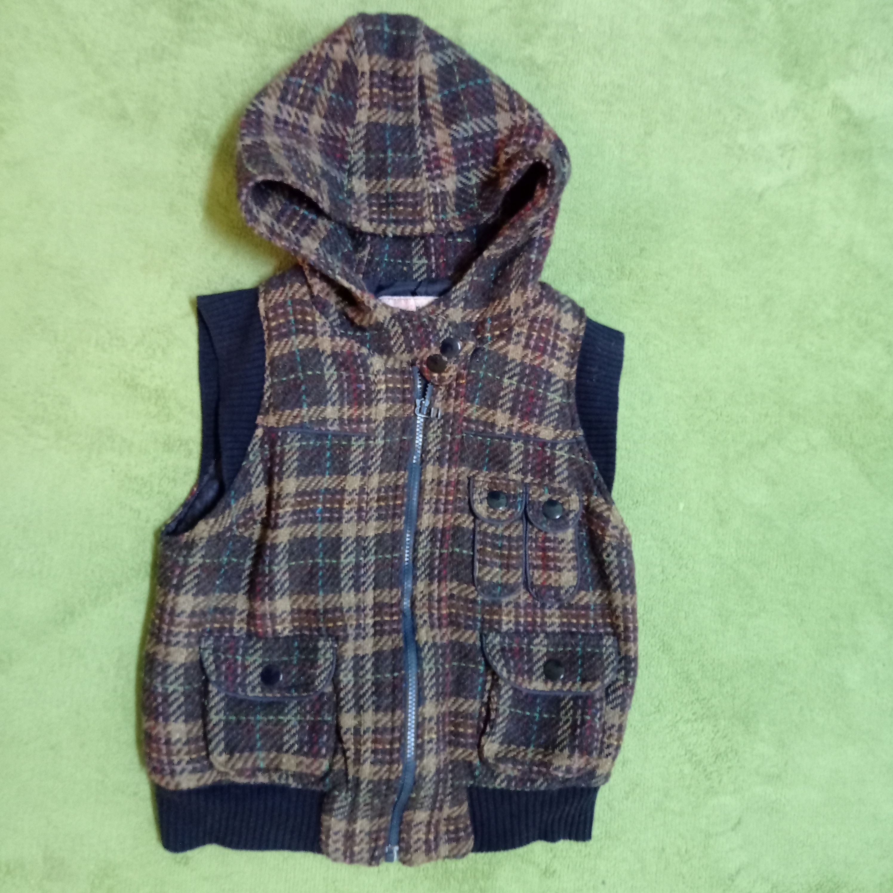 Japanese Brand × Vintage Retro Vintage Hoodie sleeveless Zipper up Size US M / EU 48-50 / 2 - 1 Thumbnail