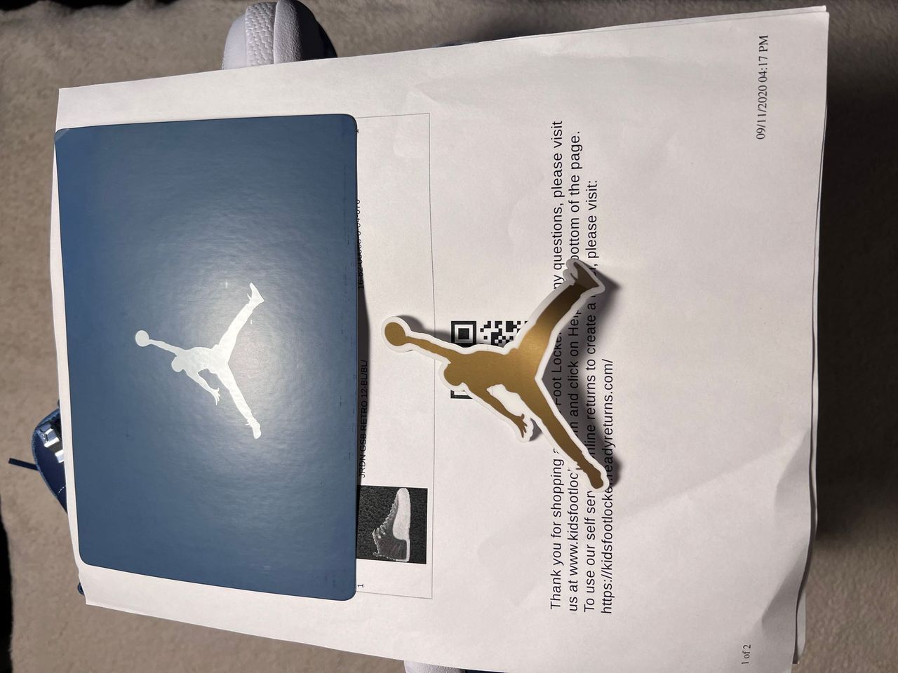 Jordan Brand Air Jordan 12 Retro Indigo (GS) Size US 7 / EU 40 - 3 Thumbnail