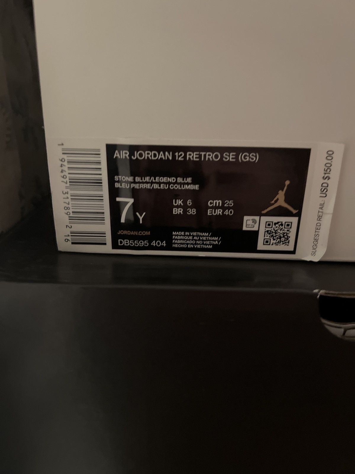 Jordan Brand Air Jordan 12 Retro Indigo (GS) Size US 7 / EU 40 - 4 Thumbnail
