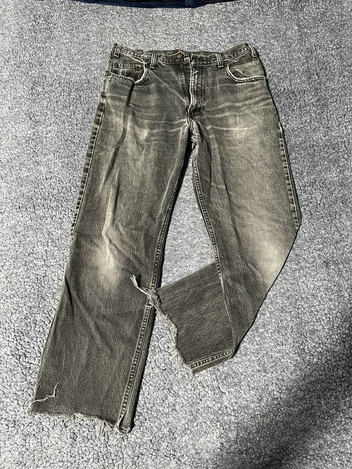 Arizona Jean Co. Vintage Arizona JC Denim - Grey Frayed Size US 30 / EU 46 - 1 Thumbnail
