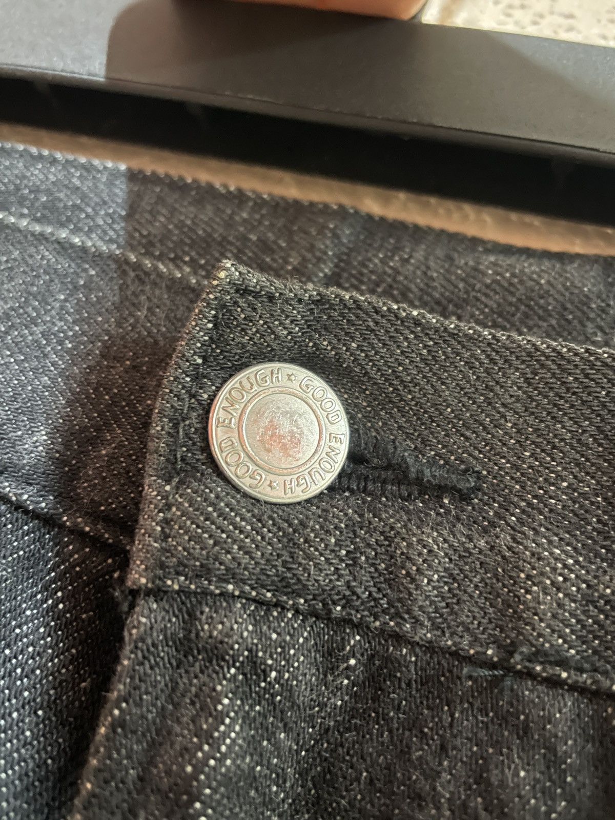 Good Enough GDEH Good Enough denim black streetwear Hiroshi Fujiwara Size US 34 / EU 50 - 4 Thumbnail