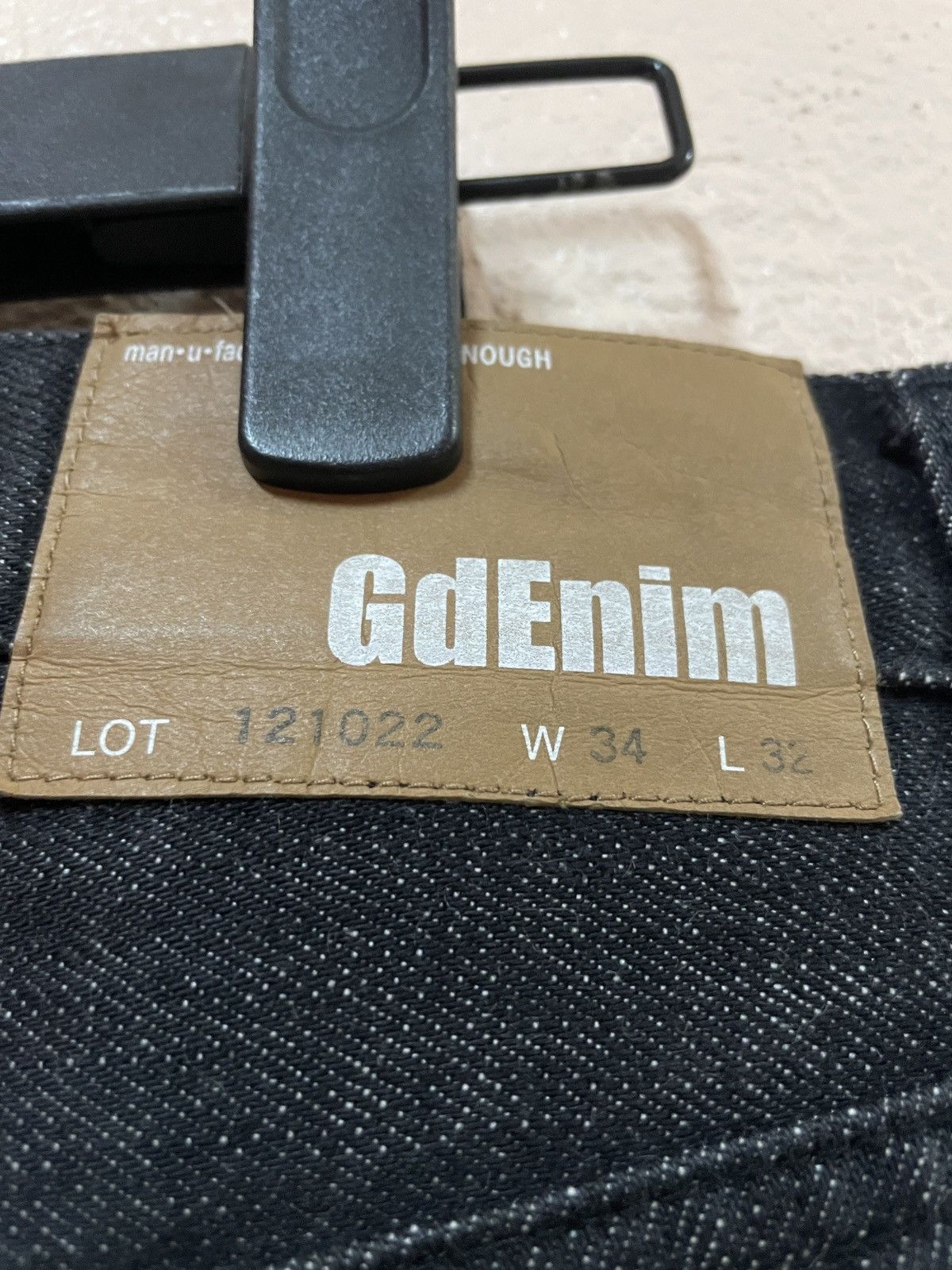 Good Enough GDEH Good Enough denim black streetwear Hiroshi Fujiwara Size US 34 / EU 50 - 9 Thumbnail