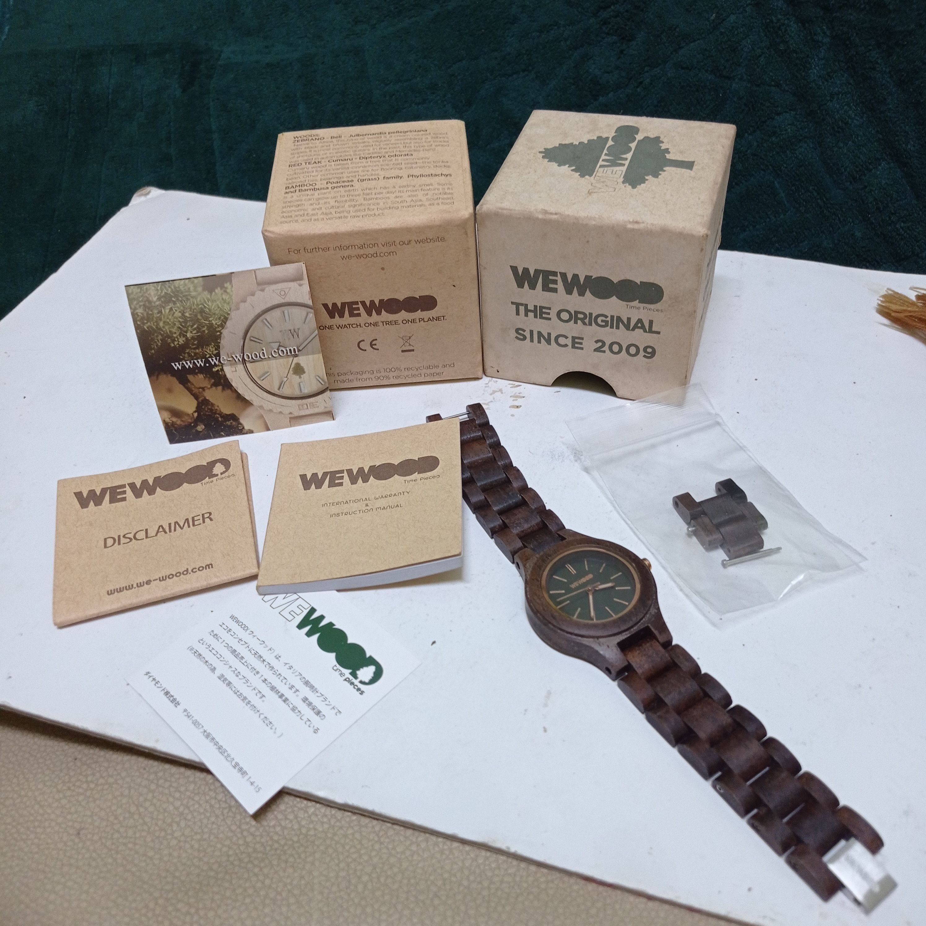 Japanese Brand SPECIAL OFFER 💥 RETRO "Wewood" Watch (fully wood material) Size ONE SIZE - 12 Thumbnail