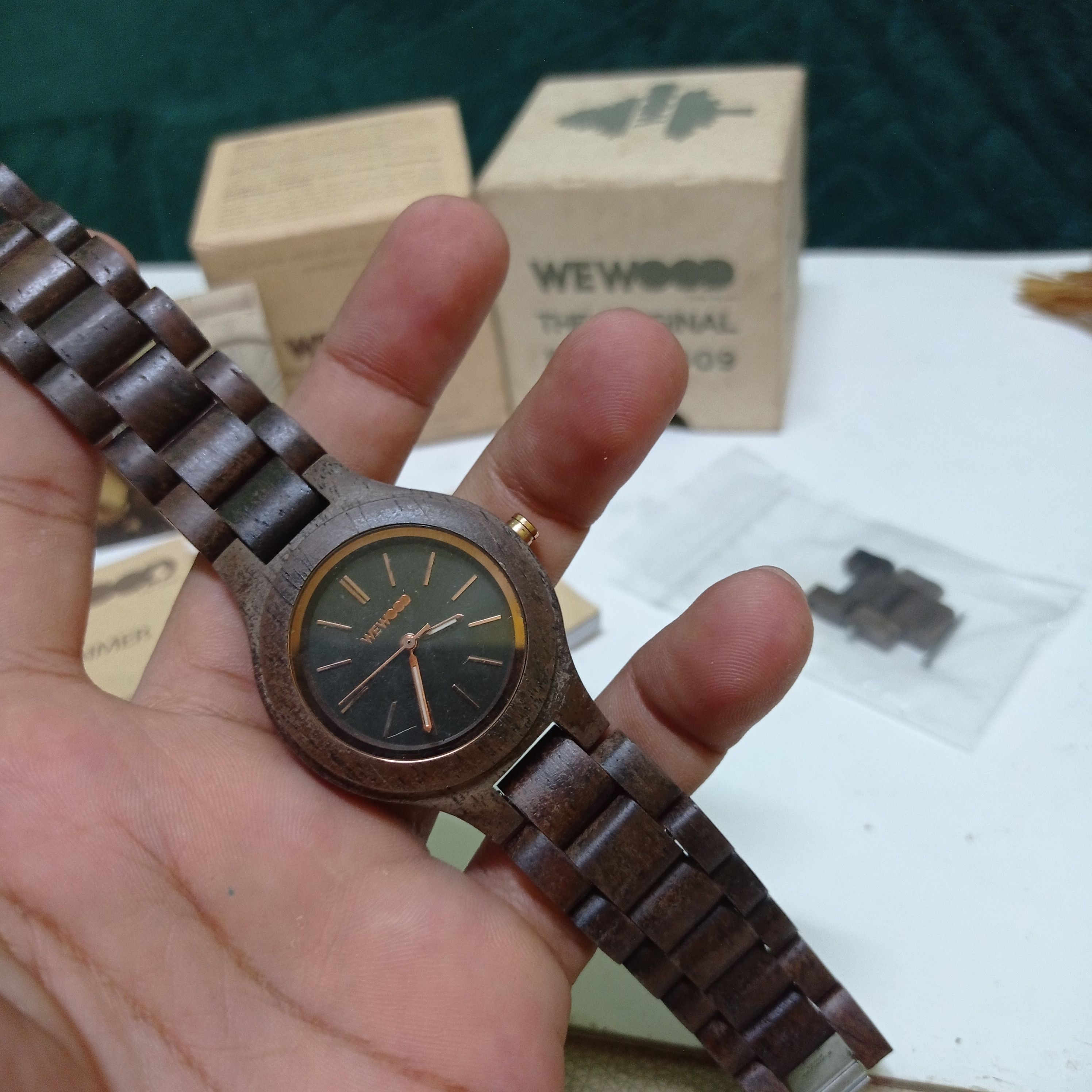 Japanese Brand SPECIAL OFFER 💥 RETRO "Wewood" Watch (fully wood material) Size ONE SIZE - 8 Thumbnail