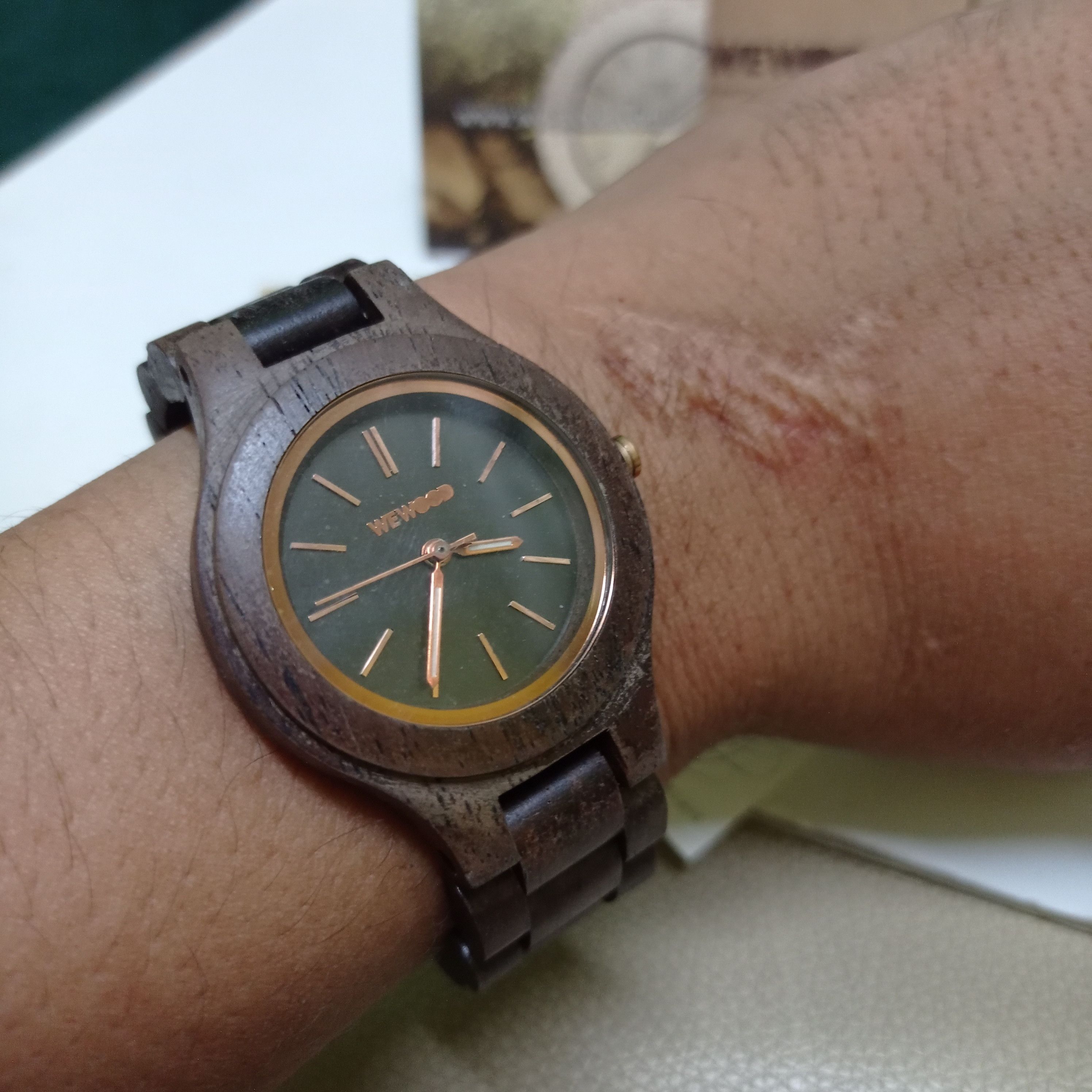 Japanese Brand SPECIAL OFFER 💥 RETRO "Wewood" Watch (fully wood material) Size ONE SIZE - 4 Thumbnail