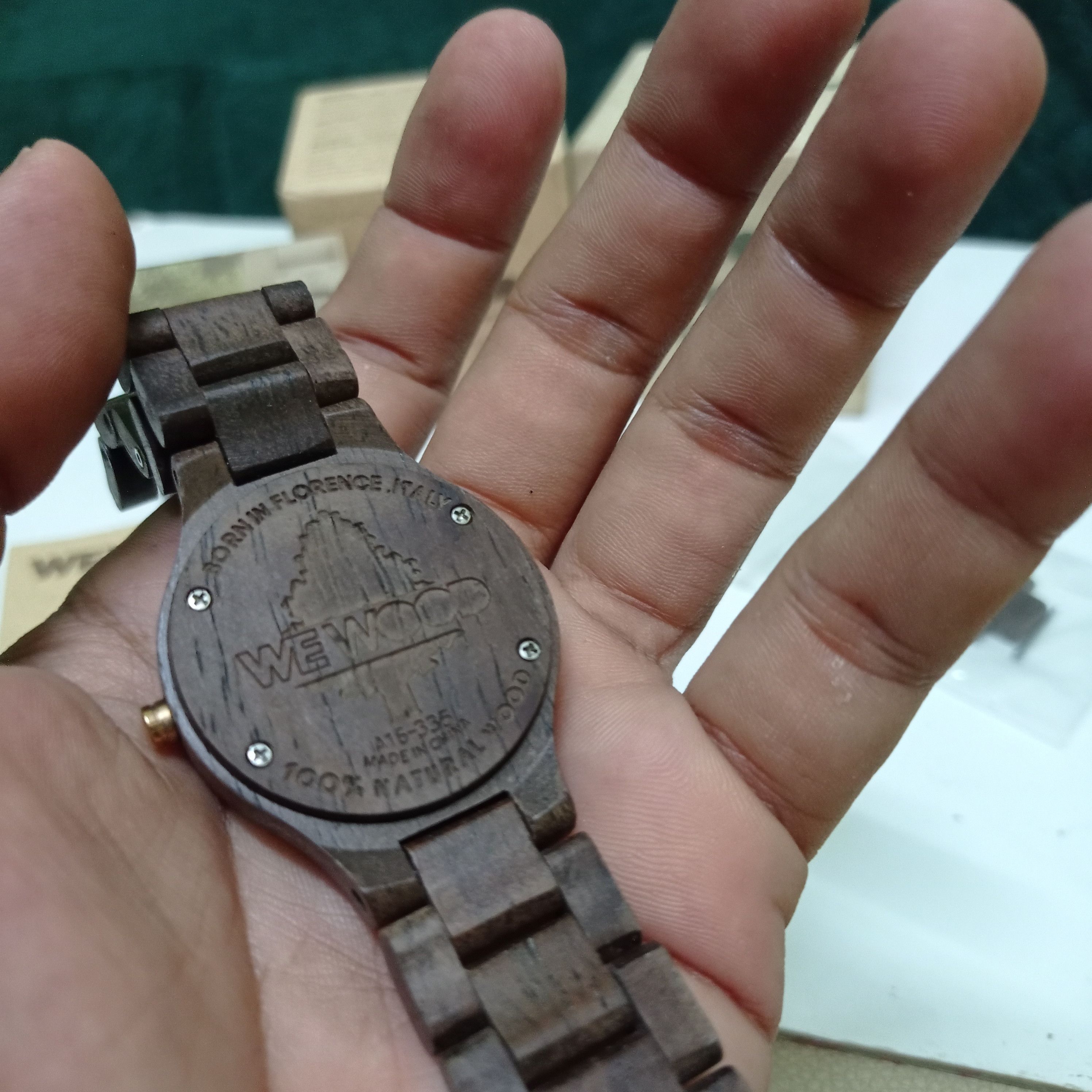 Japanese Brand SPECIAL OFFER 💥 RETRO "Wewood" Watch (fully wood material) Size ONE SIZE - 7 Thumbnail